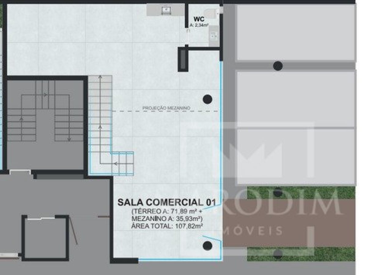 Salas/Conjuntos com 107m², Nao suíte, no bairro Centro em Marau