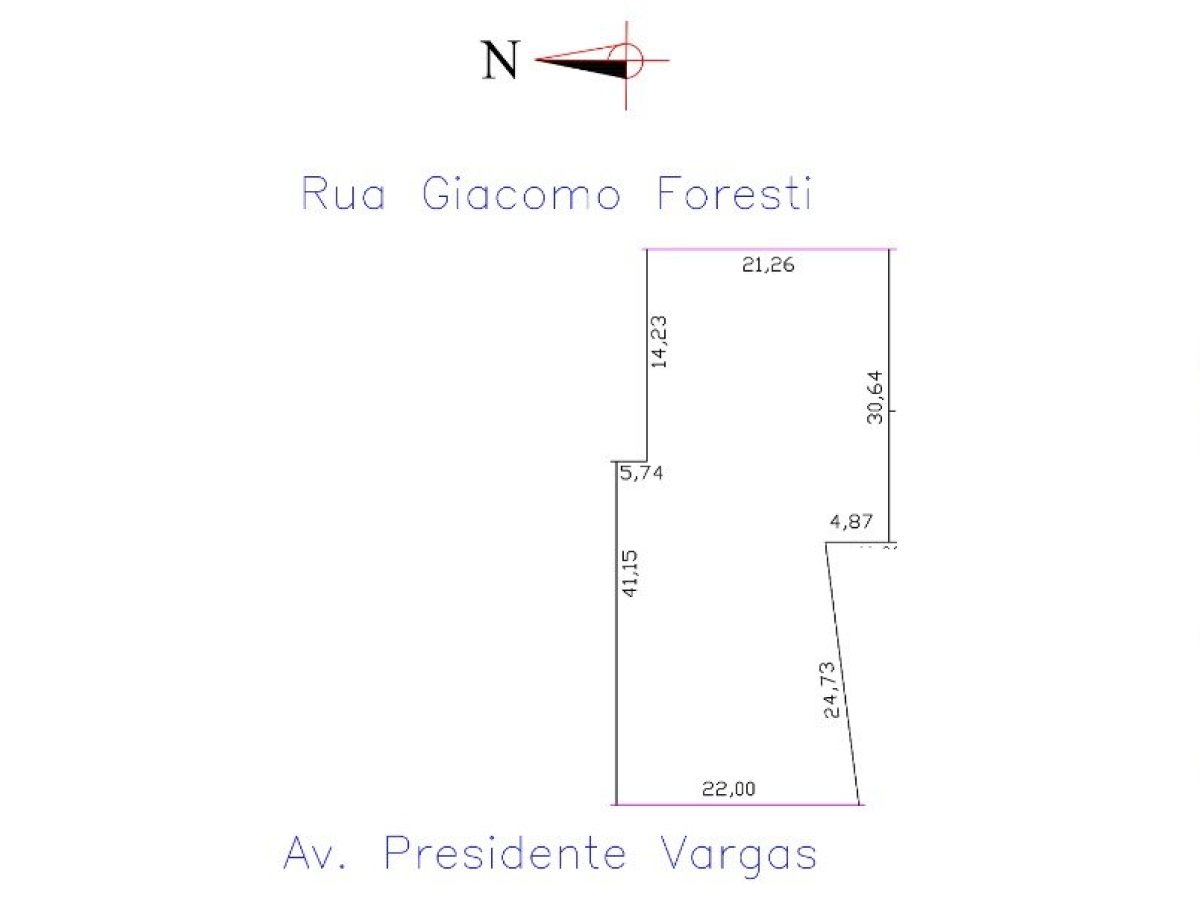 Terreno com 1264m², Nao suíte, no bairro Centro em Marau