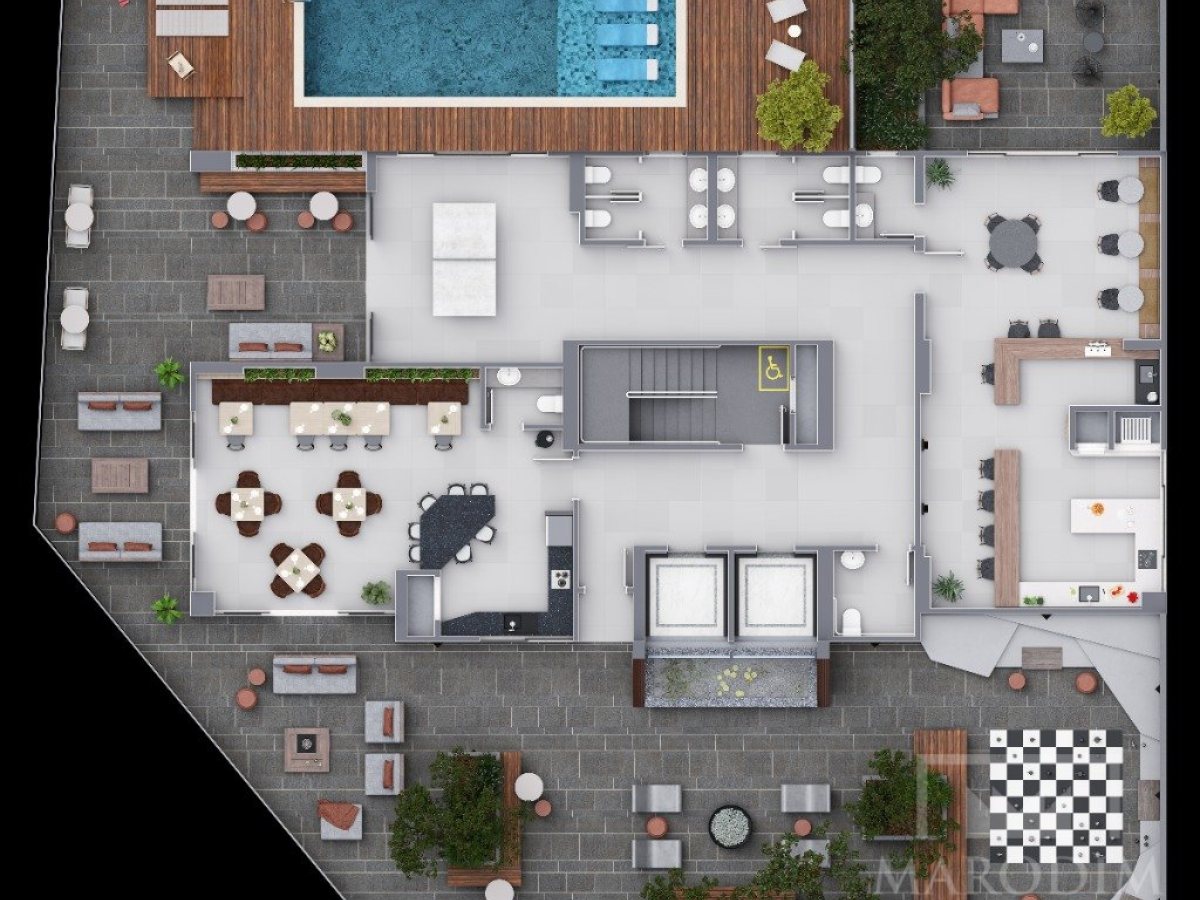 Cobertura com 259m², 3 dormitórios, Nao suíte, 2 vagas, no bairro Centro em Marau