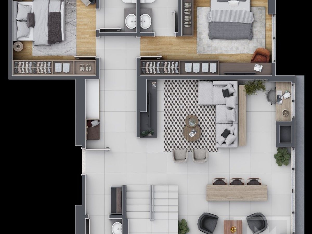 Cobertura com 194m², 2 dormitórios, Nao suíte, 1 vaga, no bairro Centro em Marau