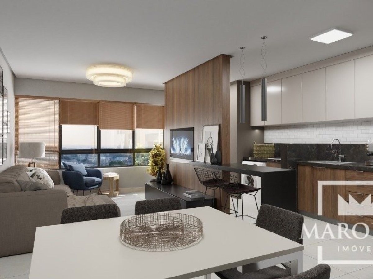 Apartamento com 66m², 2 dormitórios, Nao suíte, 1 vaga, no bairro Centro em Marau