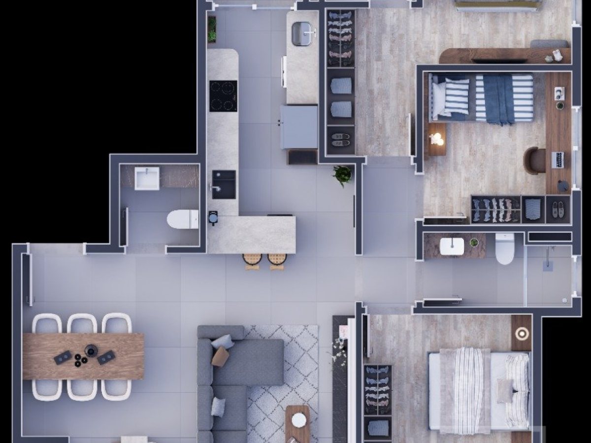 Apartamento com 203m², 3 dormitórios, Nao suíte, 1 vaga, no bairro Centro em Marau