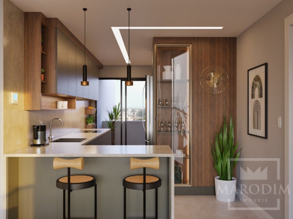 Apartamento com 97m², 3 dormitórios, Nao suíte, 1 vaga, no bairro Centro em Marau