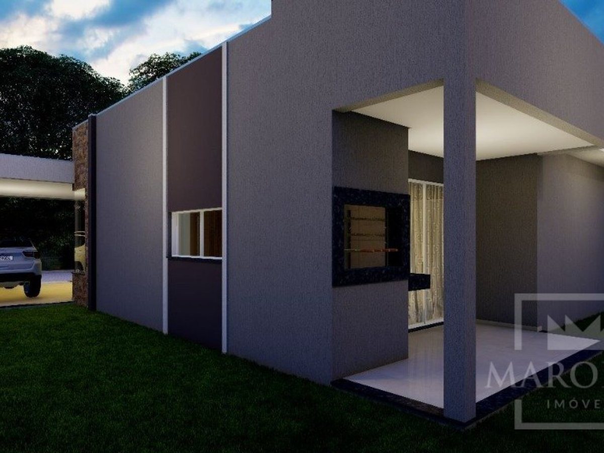 Casa com 131m², 2 dormitórios, Nao suíte, 2 vagas, no bairro Loteamento Villa Bella em Marau