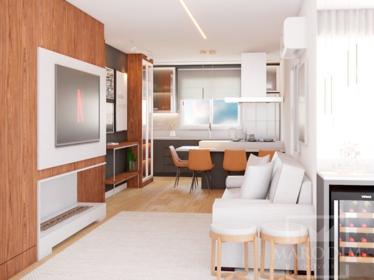 Apartamento com 76m², 2 dormitórios, Sim suíte, 2 vagas, no bairro Centro em Marau