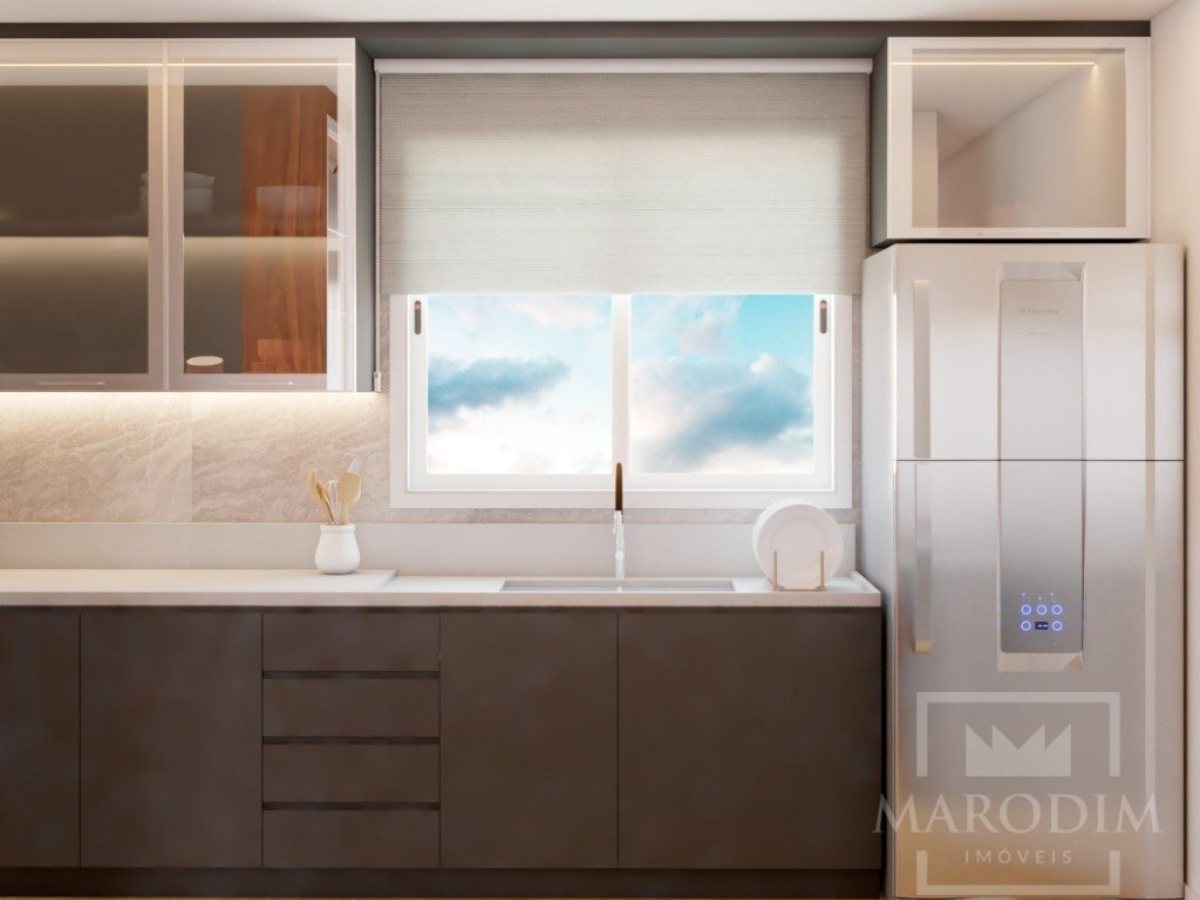 Apartamento com 76m², 2 dormitórios, Sim suíte, 2 vagas, no bairro Centro em Marau