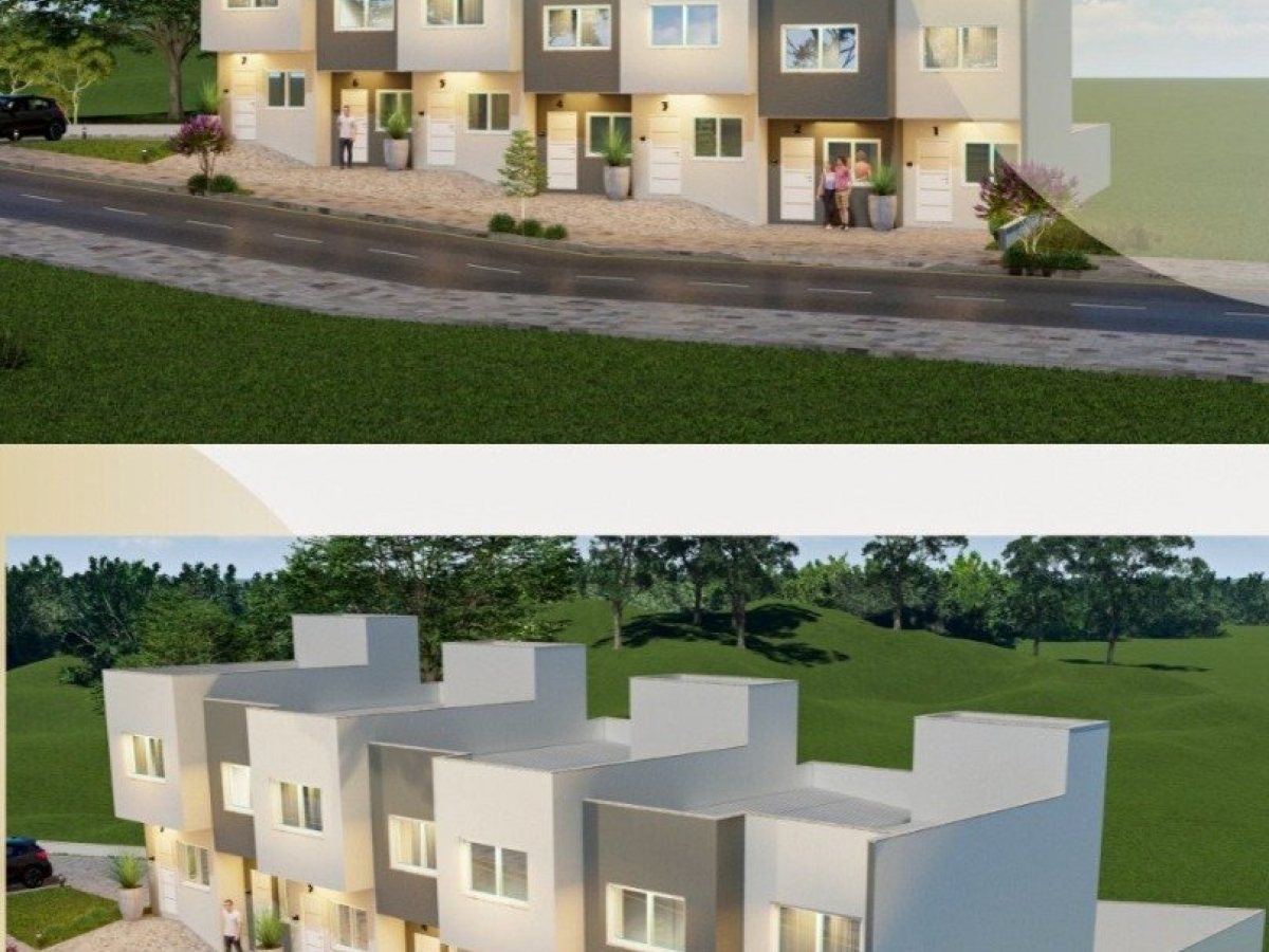 Sobrado com 49m², 2 dormitórios, Nao suíte, 1 vaga, no bairro Nova Alternativa em Marau