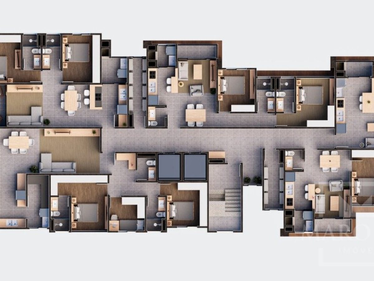 Apartamento com 114m², 3 dormitórios, Sim suíte, 1 vaga, no bairro Centro em Marau