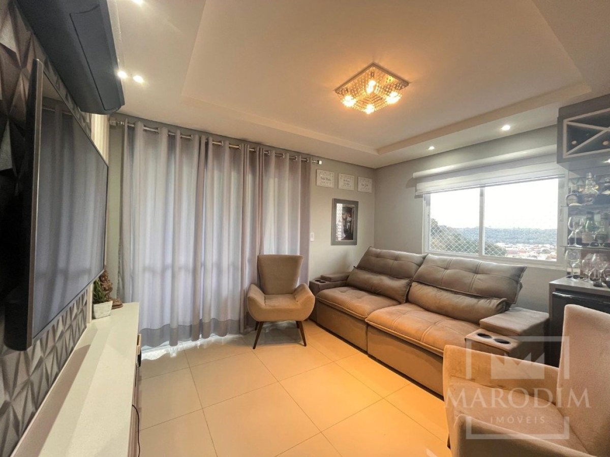 Apartamento com 72m², 2 dormitórios, Sim suíte, 1 vaga, no bairro Centro em Marau