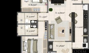Apartamento com 76m², 2 dormitórios, Sim suíte, 1 vaga, no bairro Jardim  América em Marau