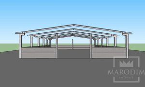 Galpão com 502m², Nao suíte, no bairro Interior em Marau