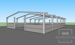 Galpão com 502m², Nao suíte, no bairro Interior em Marau