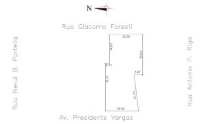 Terreno com 1264m², Nao suíte, no bairro Centro em Marau