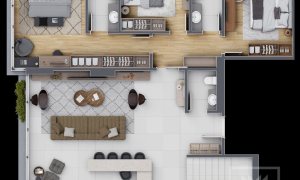 Cobertura com 259m², 3 dormitórios, Nao suíte, 2 vagas, no bairro Centro em Marau