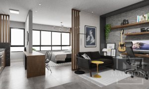 Stúdio/Kitinete com 33m², 1 dormitório, Nao suíte, 1 vaga, no bairro Centro em Marau