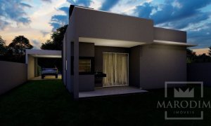 Casa com 131m², 2 dormitórios, Nao suíte, 2 vagas, no bairro Loteamento Villa Bella em Marau