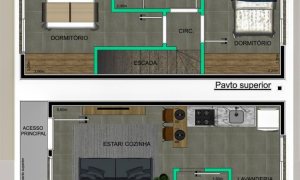 Sobrado com 49m², 2 dormitórios, Nao suíte, 1 vaga, no bairro Nova Alternativa em Marau