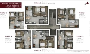 Apartamento com 57m², 2 dormitórios, Nao suíte, 1 vaga, no bairro Romani em Marau