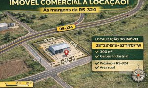 Pavilhão com 300m², Nao suíte, no bairro Distrito Industrial em Marau