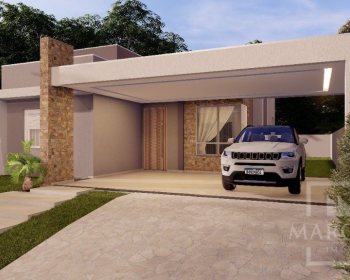 Casa com 131m², 2 dormitórios, Nao suíte, 2 vagas, no bairro Loteamento Villa Bella em Marau