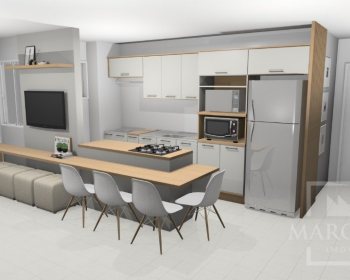 Apartamento com 80m², 3 dormitórios, Sim suíte, 1 vaga, no bairro Centro em Marau